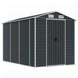 VidaXL Gartenhaus 191x300x198 cm verzinkter Stahl Anthrazit