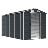 VidaXL Gartenhaus 191x385x198 cm verzinkter Stahl Anthrazit