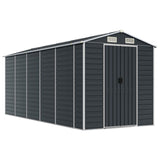 VidaXL Gartenhaus 191x470x198 cm verzinkter Stahl Anthrazit