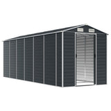 VidaXL Gartenhaus 191x555x198 cm verzinkter Stahl Anthrazit