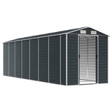 VidaXL Gartenhaus 191x640x198 cm verzinkter Stahl Anthrazit