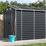 VidaXL Gartenhaus 191x640x198 cm verzinkter Stahl Anthrazit