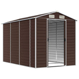 VidaXL Gartenhaus 191x300x198 cm verzinkter Stahl braun