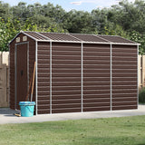 VidaXL Gartenhaus 191x300x198 cm verzinkter Stahl braun