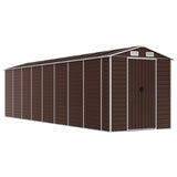 VidaXL Gartenhaus 191x725x198 cm verzinkter Stahl braun
