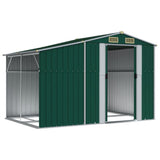 VidaXL Gartenhaus 277x192,5x179 cm verzinkter Stahl grün