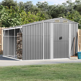 VidaXL Gartenhaus 277x279x179 cm verzinkter Stahl grau
