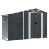 VidaXL Gartenhaus 277x93x179 cm verzinkter Stahl Anthrazit