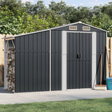 VidaXL Gartenhaus 277x93x179 cm verzinkter Stahl Anthrazit