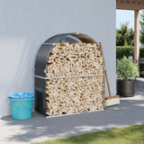 Vidaxx Brennholzlager 120x45x140 cm verzinkter Stahl Anthrazit