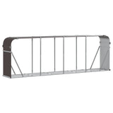 Vidaxx Brennholzlager 300x45x100 cm verzinkter Stahl braun