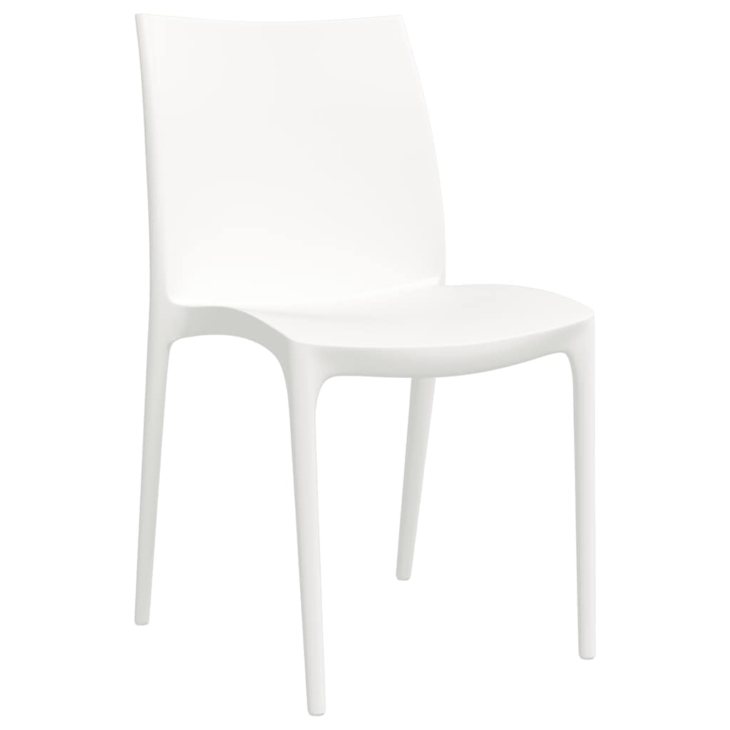 Vidaxl tuinstoelen 2 st 50x46x80 cm polypropeen wit