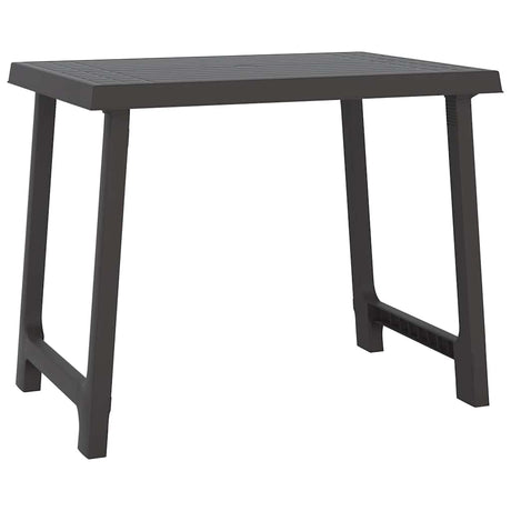 Vidaxl campingtafel hout-look 79x56x64 cm pp antracietkleurig
