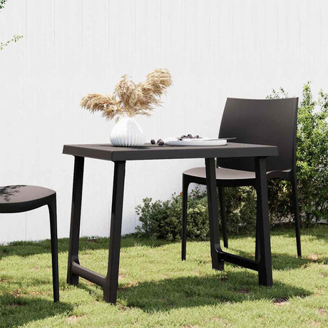 Vidaxl campingtafel hout-look 79x56x64 cm pp antracietkleurig