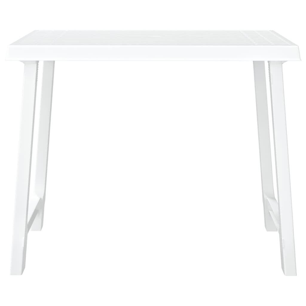 Vidaxl campingtafel hout-look 79x56x64 cm pp wit