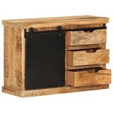 Vidaxl dressoir 80x30x55 cm massief ruw mangohout
