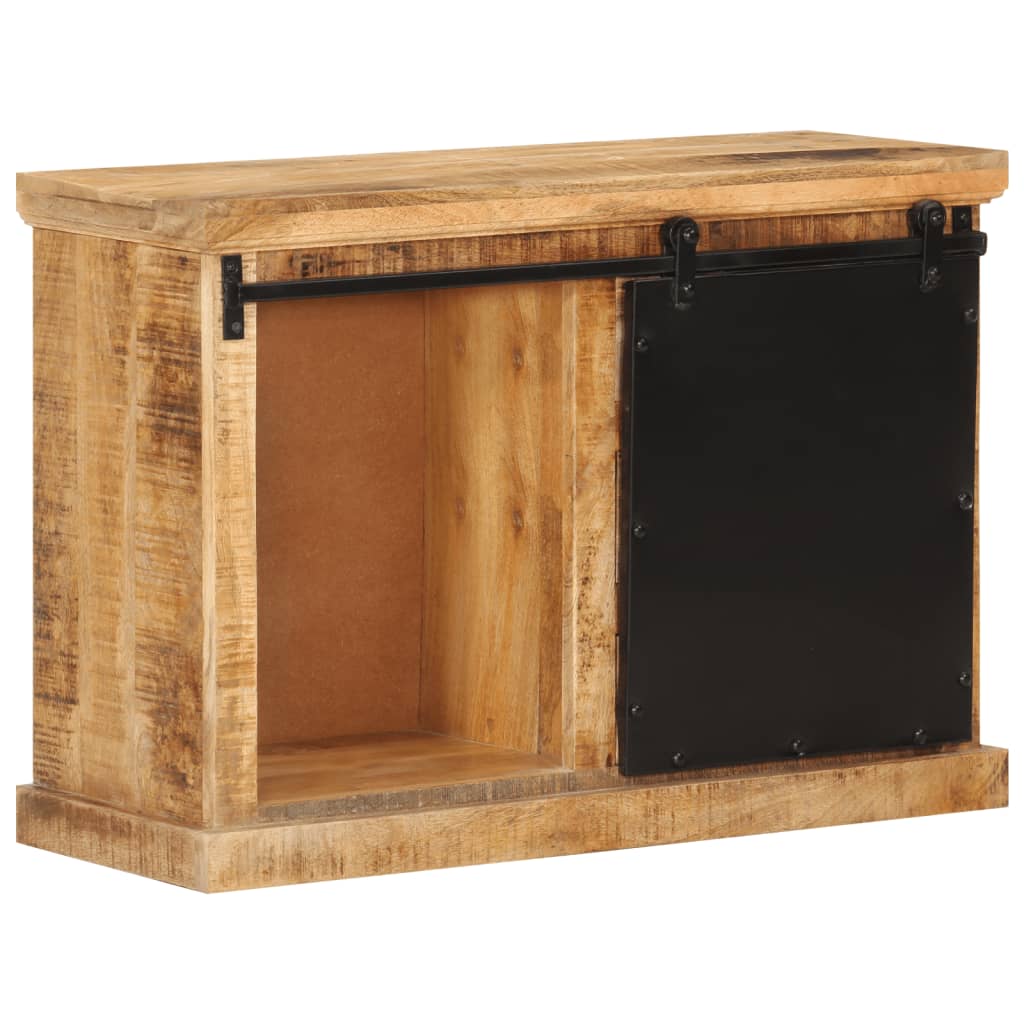 Vidaxl dressoir 80x30x55 cm massief ruw mangohout