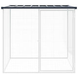 Vidaxx Hühnerstall mit Dach 103x98x90 cm verzinkter Stahl Anthrazit