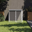 Vidaxx Hühnerstall mit Dach 103x98x90 cm verzinkter Stahl hellgrau