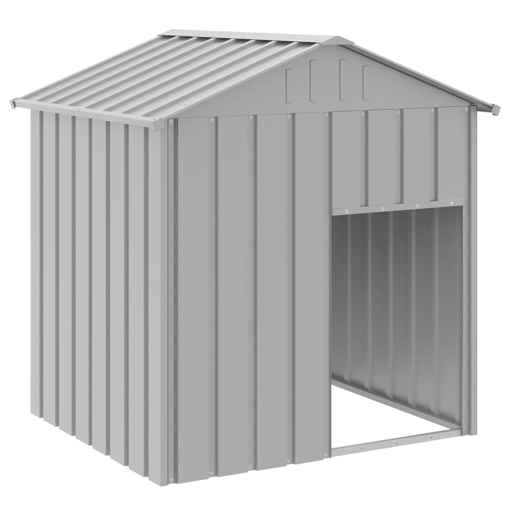 Vidaxxl Hundehütte mit Dach 117x103x123 cm aus verzinktem Stahl