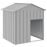 Vidaxxl Hundehütte mit Dach 117x103x123 cm aus verzinktem Stahl