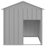 Vidaxxl Hundehütte mit Dach 117x103x123 cm aus verzinktem Stahl