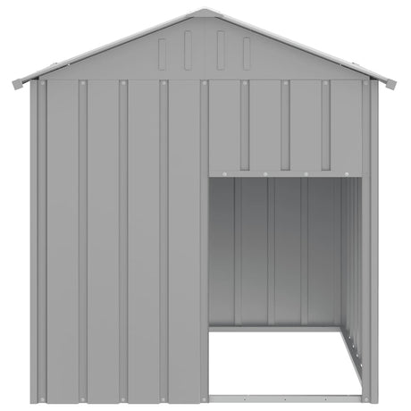Vidaxxl Hundehütte mit Dach 117x103x123 cm aus verzinktem Stahl