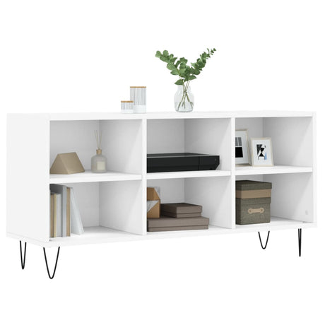 Vidaxl tv-meubel 103,5x30x50 cm bewerkt hout wit