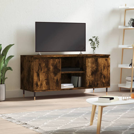 Vidaxl tv-meubel 104x35x50 cm bewerkt hout gerookt eikenkleurig