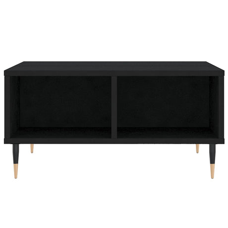 Vidaxl salontafel 60x60x30 cm bewerkt hout zwart