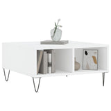 Vidaxl salontafel 60x60x30 cm bewerkt hout wit