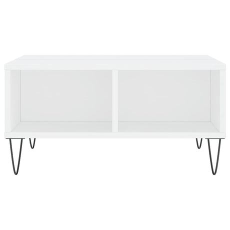 Vidaxl salontafel 60x60x30 cm bewerkt hout wit