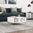 Vidaxl salontafel 60x60x30 cm bewerkt hout wit