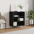 Vidaxl dressoir 57x35x70 cm bewerkt hout zwart