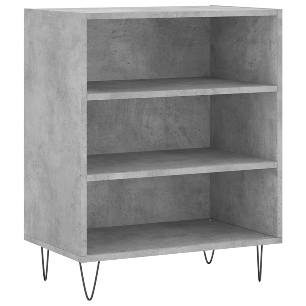 Vidaxl dressoir 57x35x70 cm bewerkt hout betongrijs