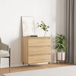 Vidaxl dressoir 60x35x70 cm bewerkt hout sonoma eikenkleurig