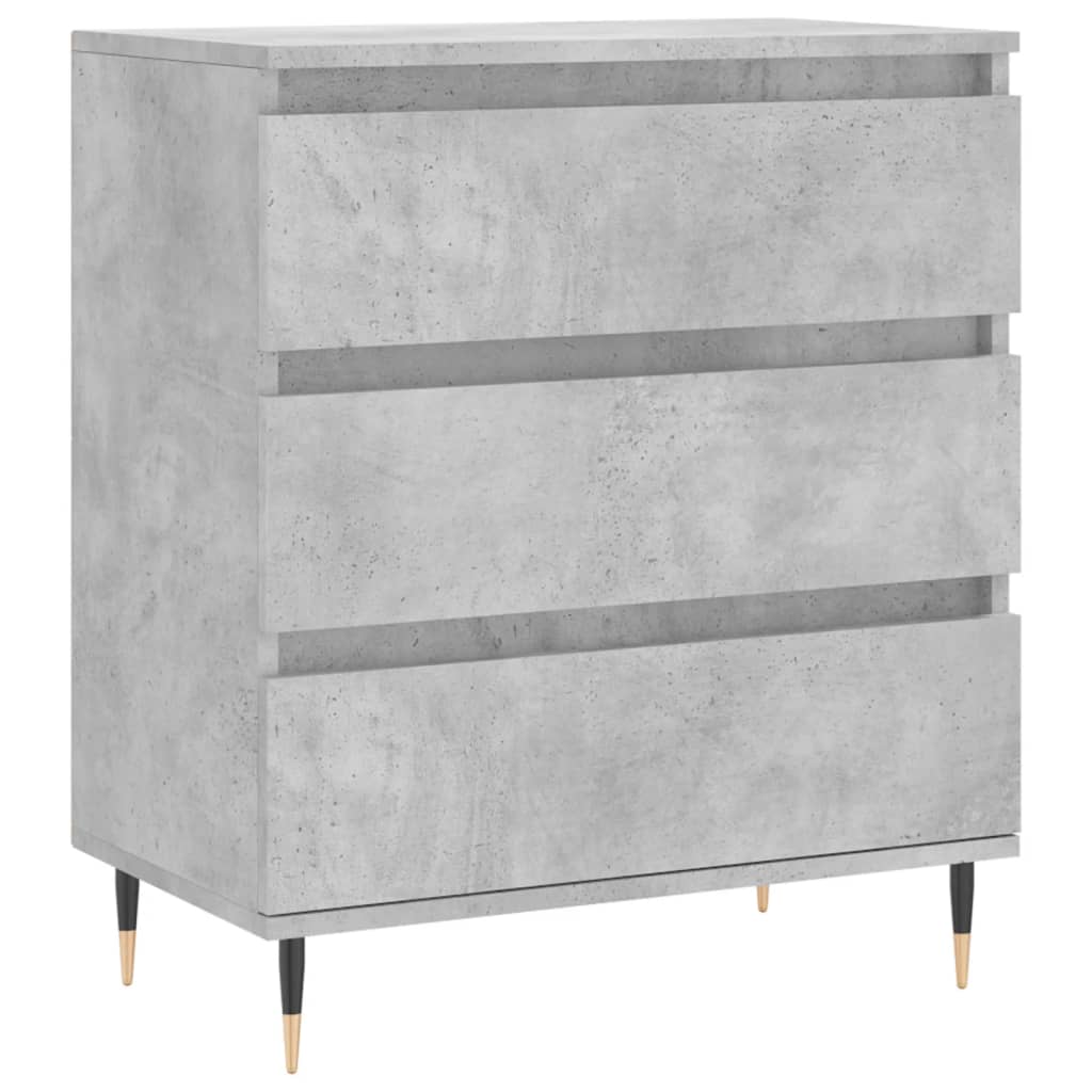 Vidaxl dressoir 60x35x70 cm bewerkt hout betongrijs