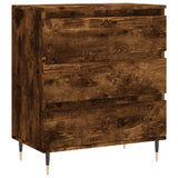 Vidaxl dressoir 60x35x70 cm bewerkt hout gerookt eikenkleurig