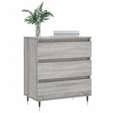 Vidaxl dressoir 60x35x70 cm bewerkt hout grijs sonoma eikenkleurig