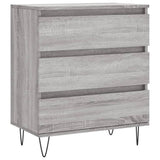 Vidaxl dressoir 60x35x70 cm bewerkt hout grijs sonoma eikenkleurig