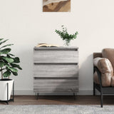 Vidaxl dressoir 60x35x70 cm bewerkt hout grijs sonoma eikenkleurig