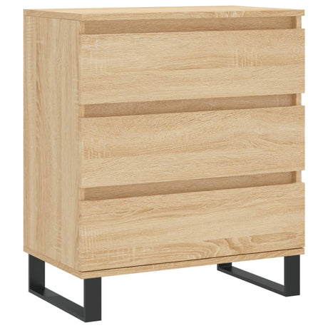 Vidaxl dressoir 60x35x70 cm bewerkt hout sonoma eikenkleurig