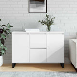 Vidaxl dressoir 101,5x35x70 cm bewerkt hout wit