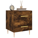 Vidaxl nachtkastjes 2 st 40x35x47,5 cm bewerkt hout gerookt eikenkleur