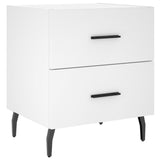 Vidaxl nachtkastje 40x35x47,5 cm bewerkt hout wit