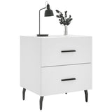 Vidaxl nachtkastje 40x35x47,5 cm bewerkt hout wit