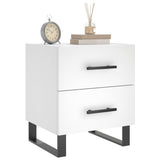 Vidaxl nachtkastje 40x35x47,5 cm bewerkt hout wit