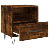 Vidaxl nachtkastje 40x35x47,5 cm bewerkt hout gerookt eikenkleurig