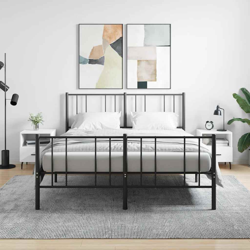 Vidaxl nachtkastjes 2 st 40x35x47,5 cm bewerkt hout wit
