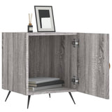 Vidaxl nachtkastjes 2 st 40x40x50 cm bewerkt hout grijs sonoma eiken